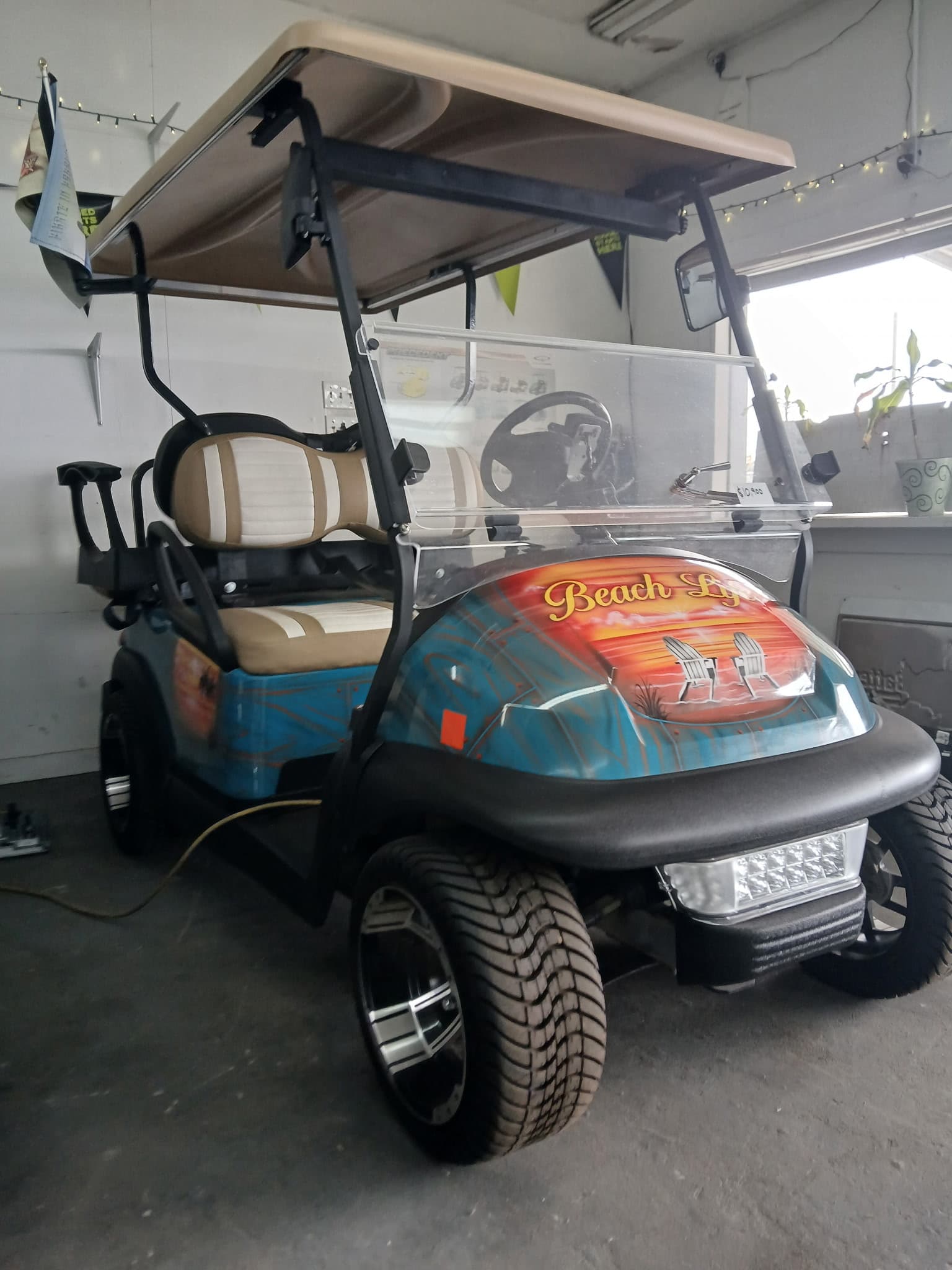 2020 CLUB CAR PRECEDENT BEACH LIFE