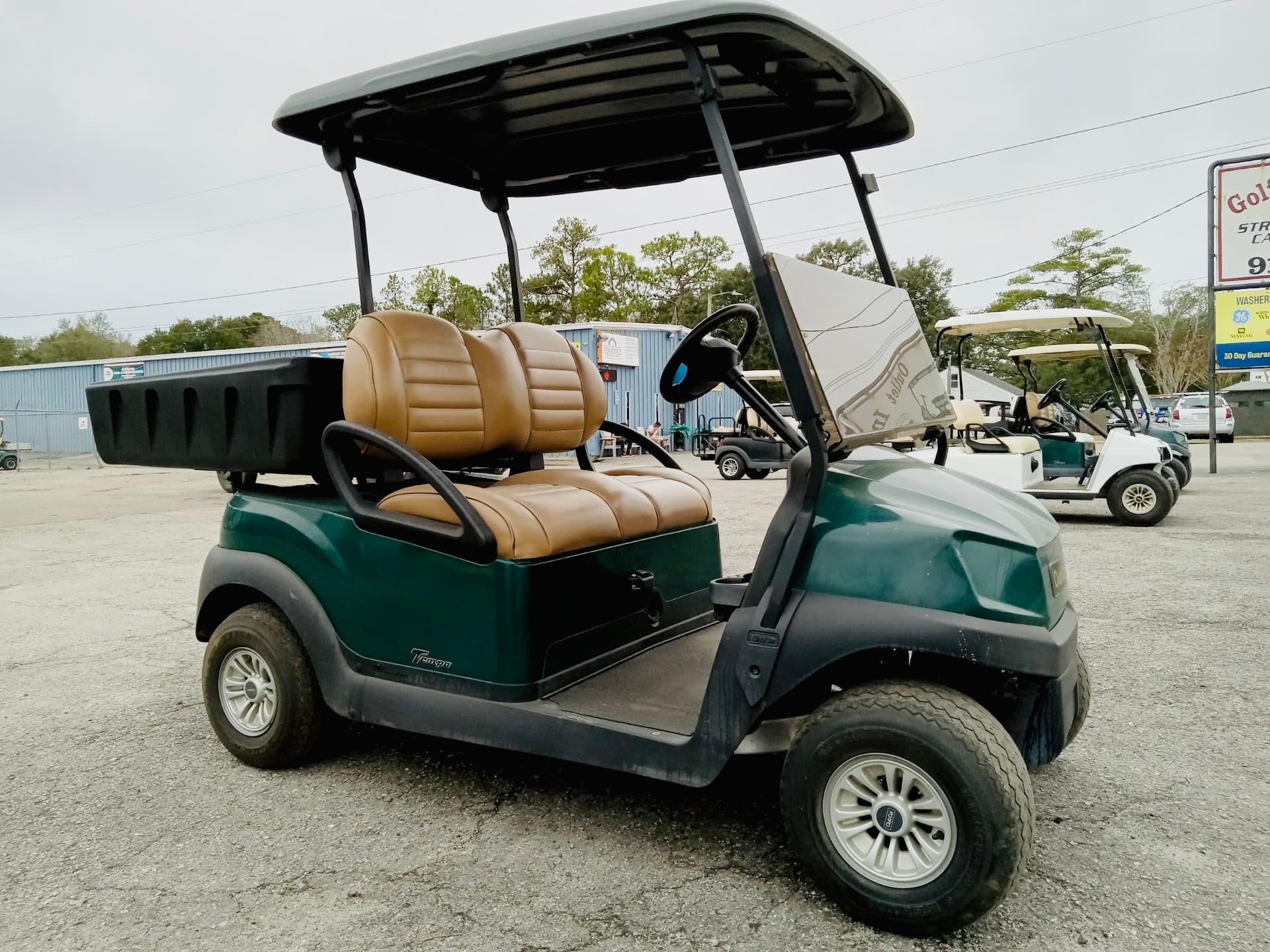 CLUB CAR TEMPO + NEW CARGO BED